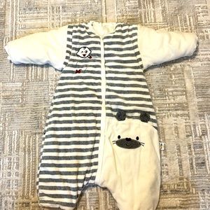 Neutral Toddler sleep suit 2T-4T